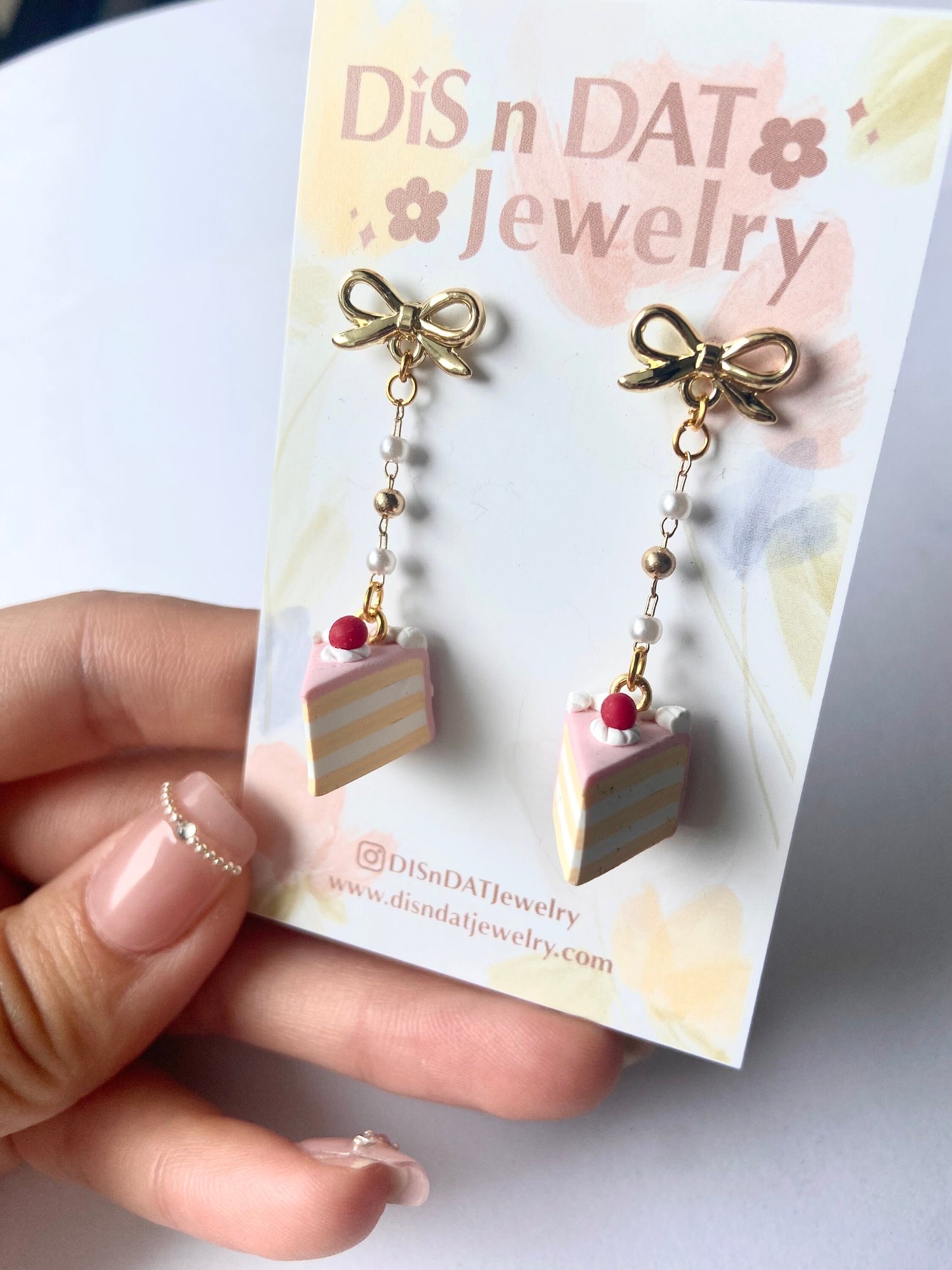Miniature Cake Earrings