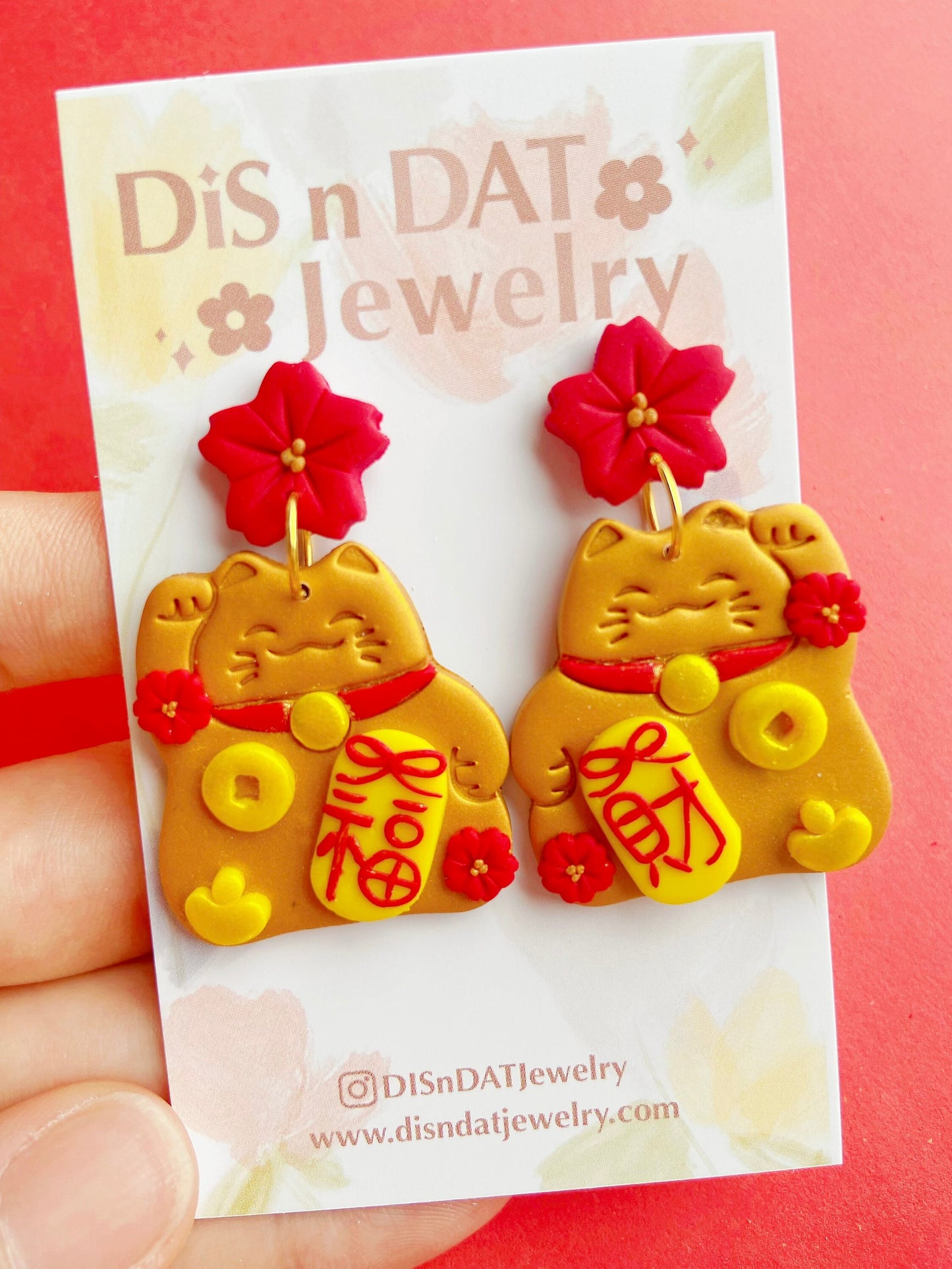 Lucky Cat CYN Earrings