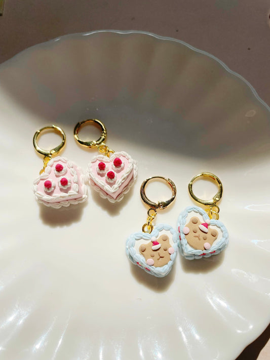Miniature Cake Earrings
