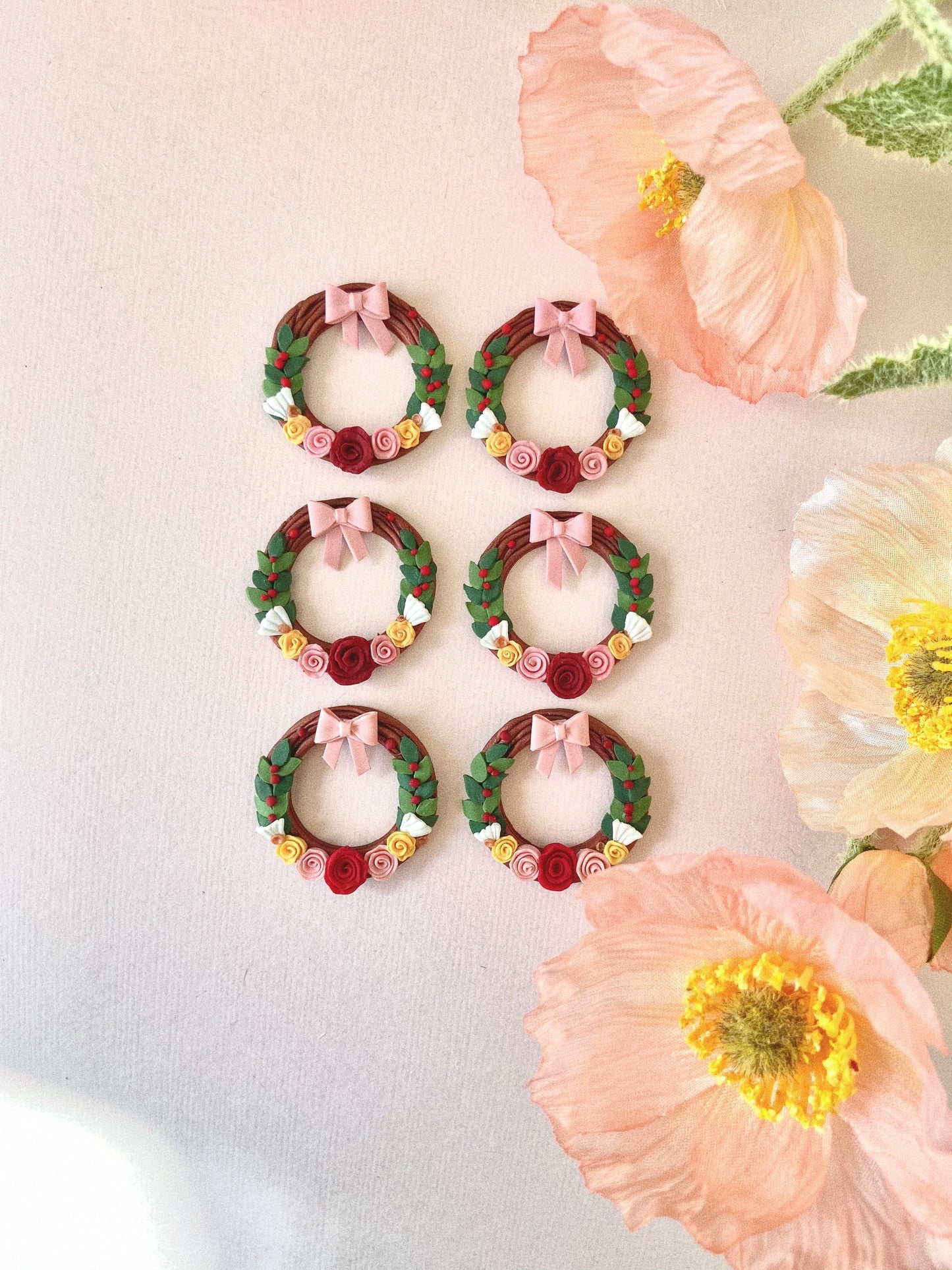 Christmas Wreath Earring