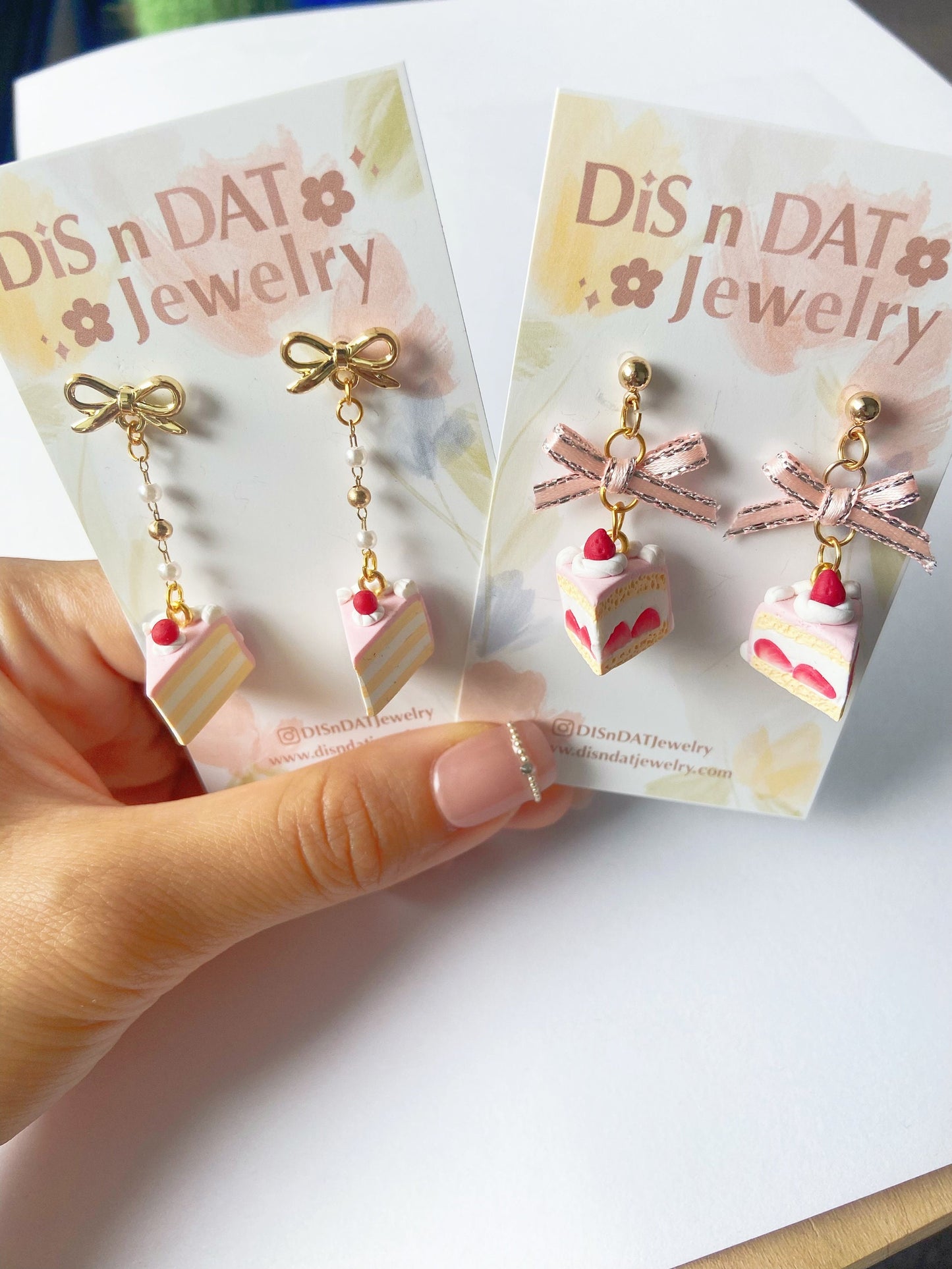 Miniature Cake Earrings