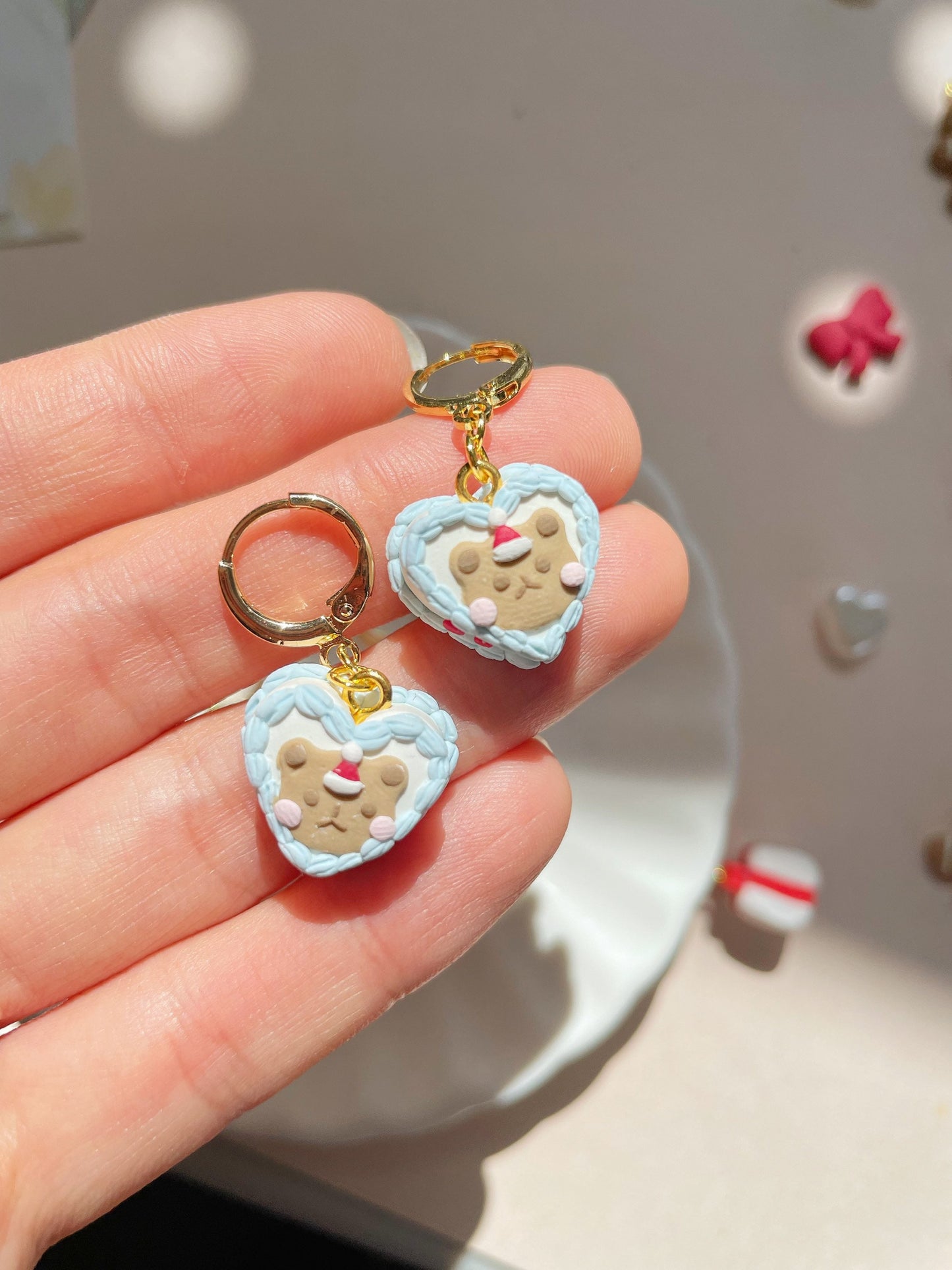 Miniature Cake Earrings
