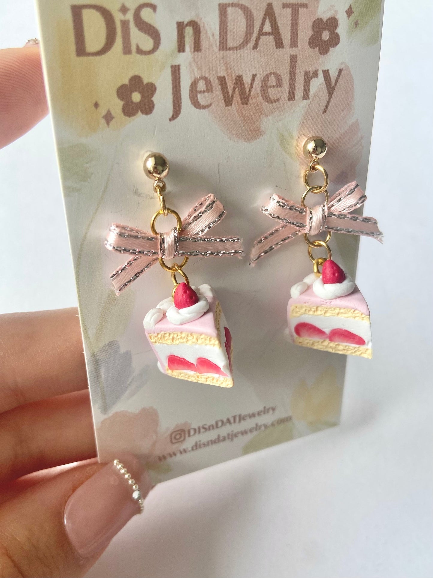 Miniature Cake Earrings
