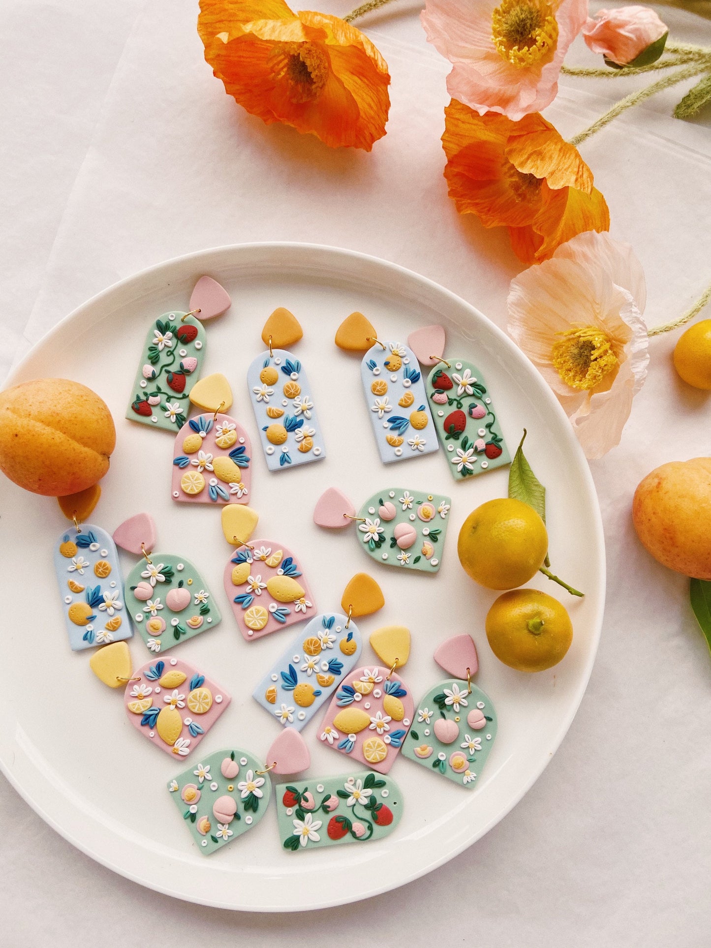 Fruit Lover Clay Earrings