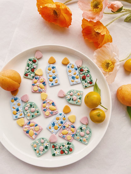 Fruit Lover Clay Earrings