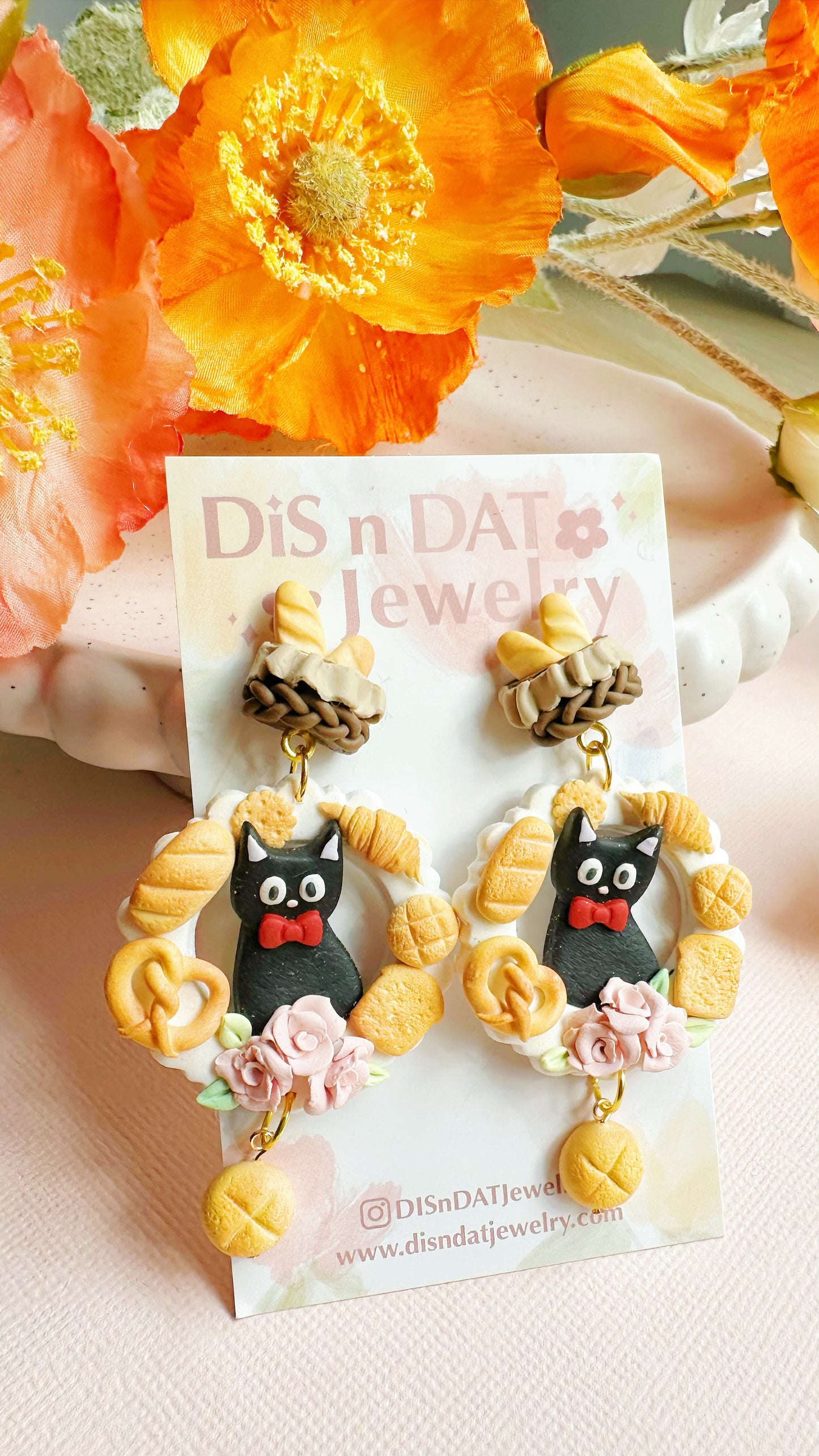 Jiji Bakery Wreath Handmade Earrings