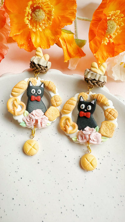 Jiji Bakery Wreath Handmade Earrings