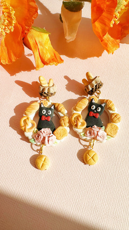 Jiji Bakery Wreath Handmade Earrings