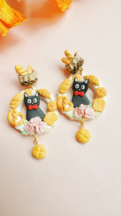 Jiji Bakery Wreath Handmade Earrings