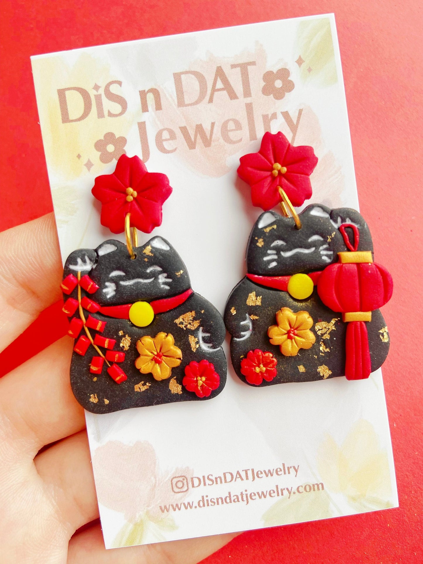 Lucky Cat CYN Earrings