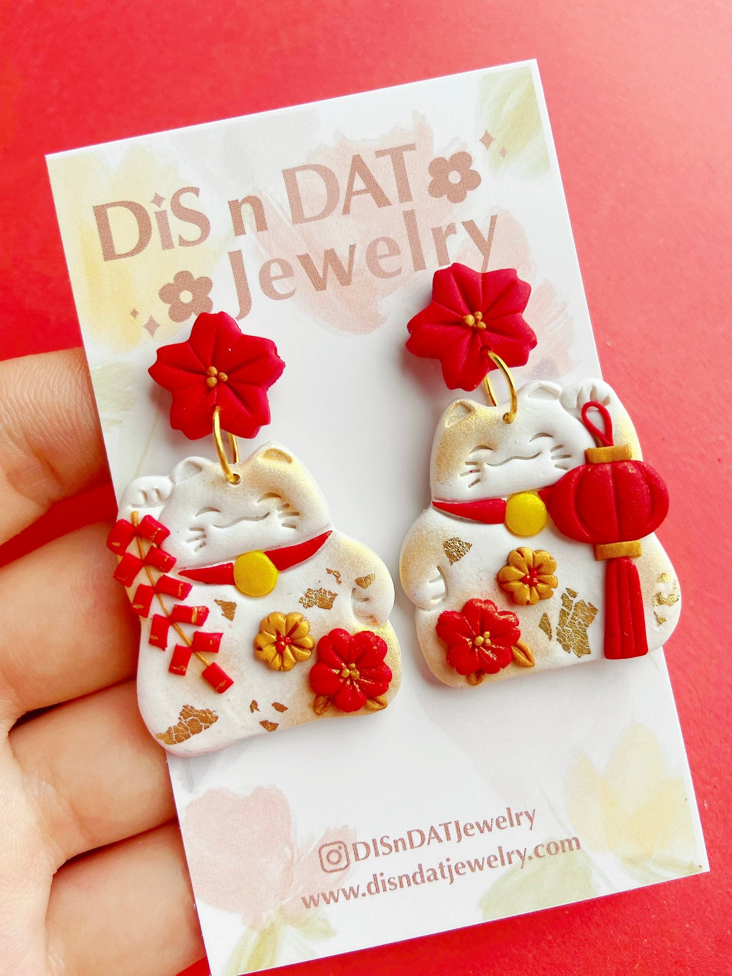 Lucky Cat CYN Earrings