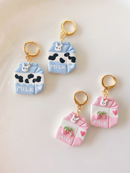 Milk Carton Earrings