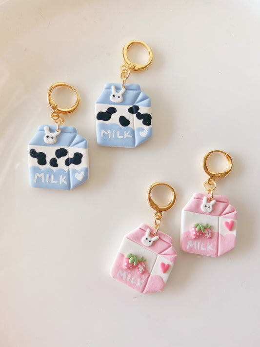 Milk Carton Earrings