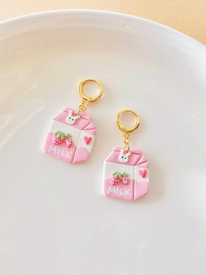 Milk Carton Earrings